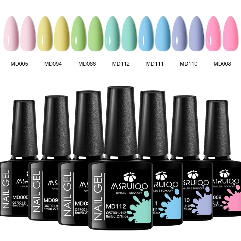 Nail Gel Polish Set 7pc