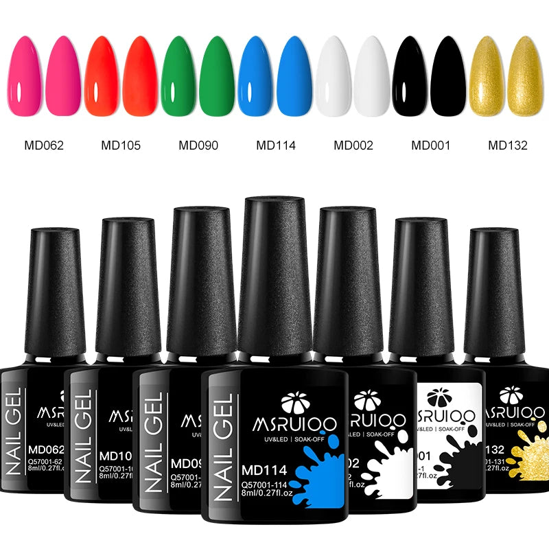 Nail Gel Polish Set 7pc
