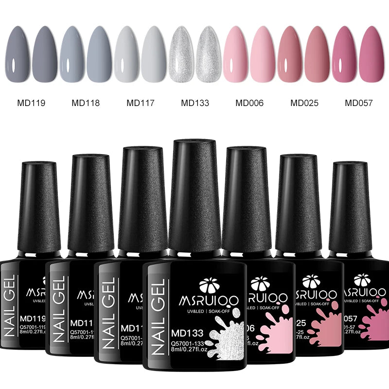 Nail Gel Polish Set 7pc