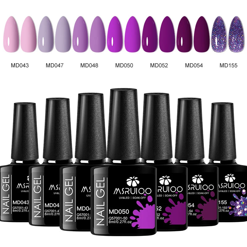 Nail Gel Polish Set 7pc