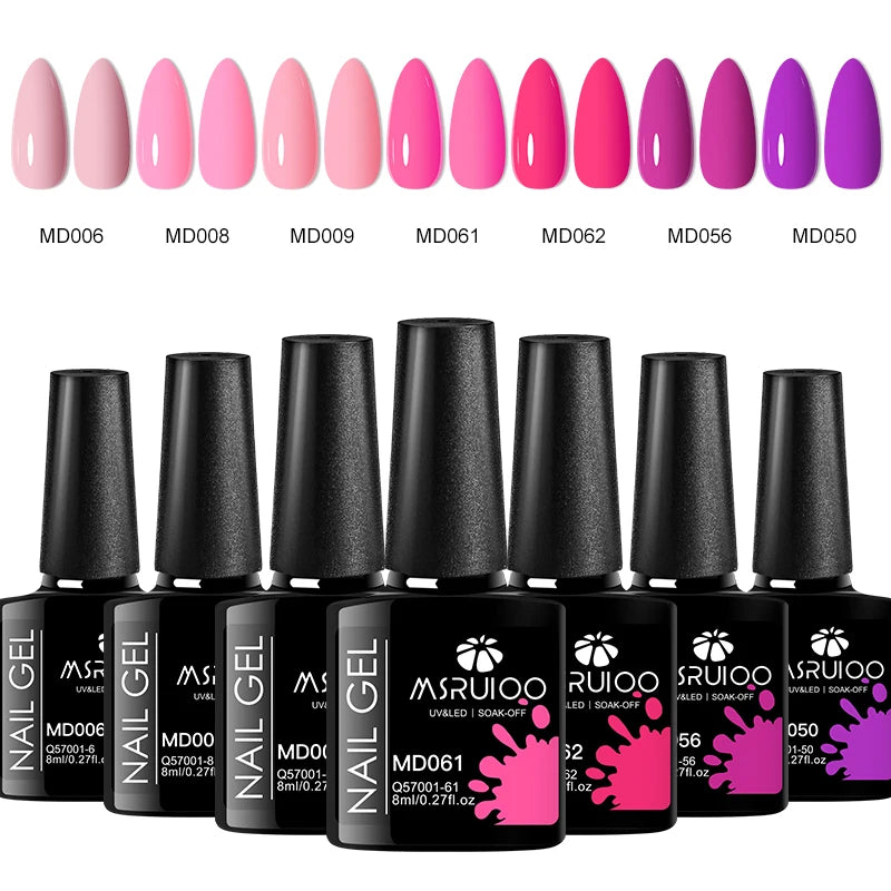Nail Gel Polish Set 7pc
