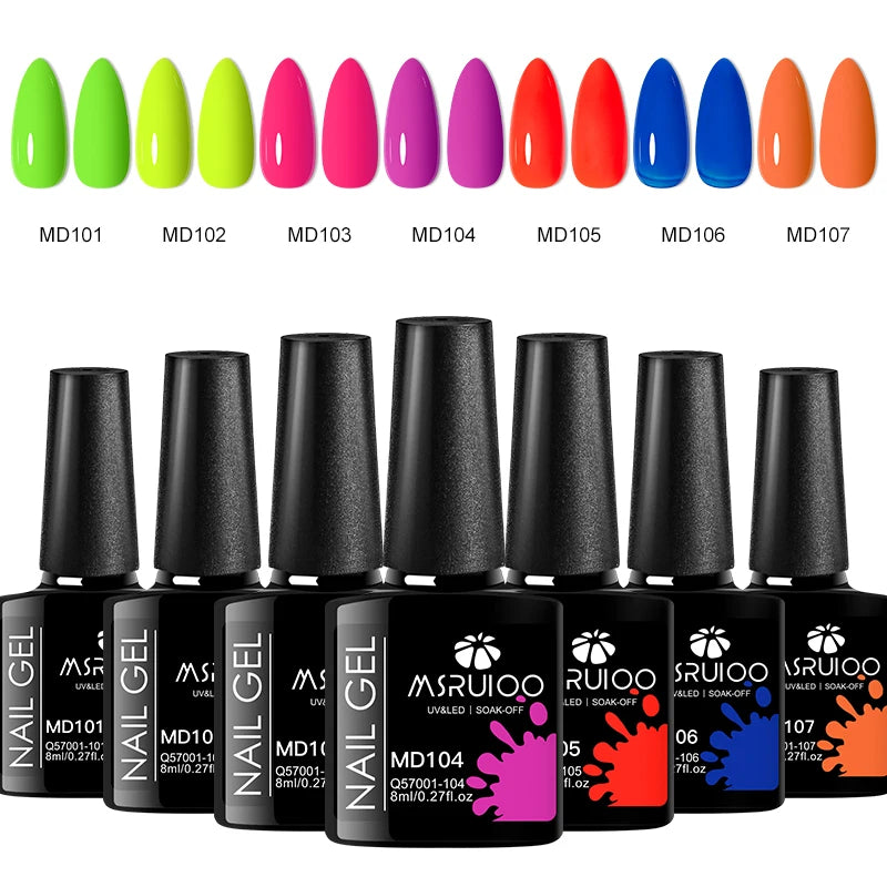 Nail Gel Polish Set 7pc