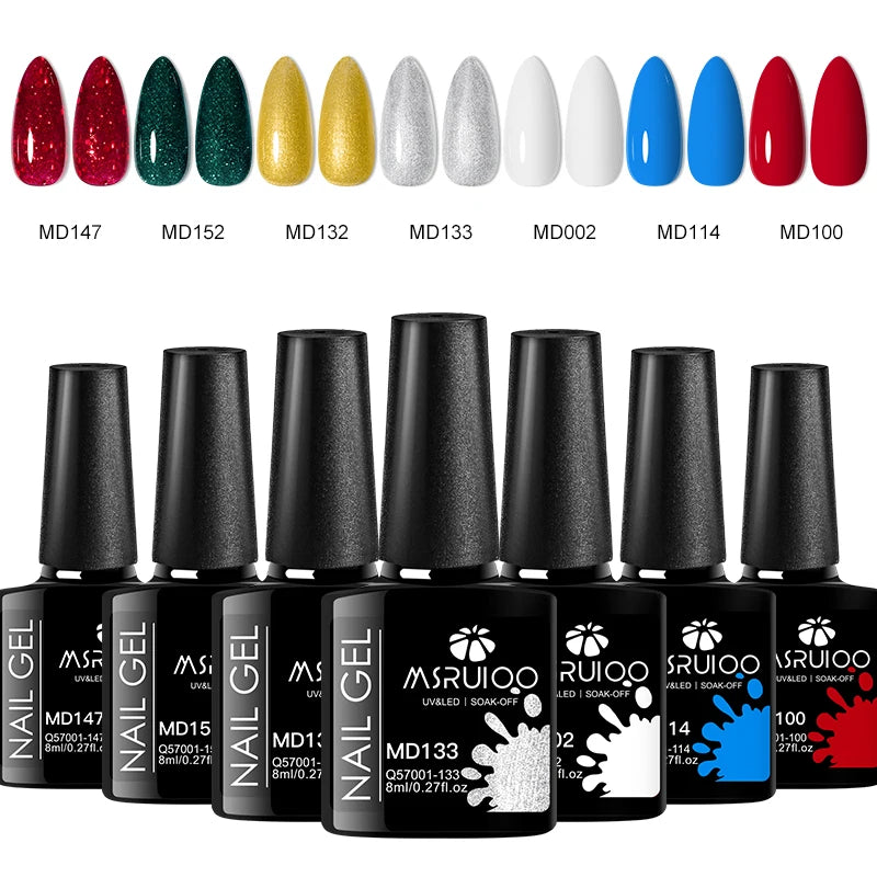 Nail Gel Polish Set 7pc