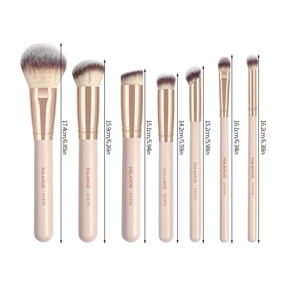 Makeup Brush Set 7pcs