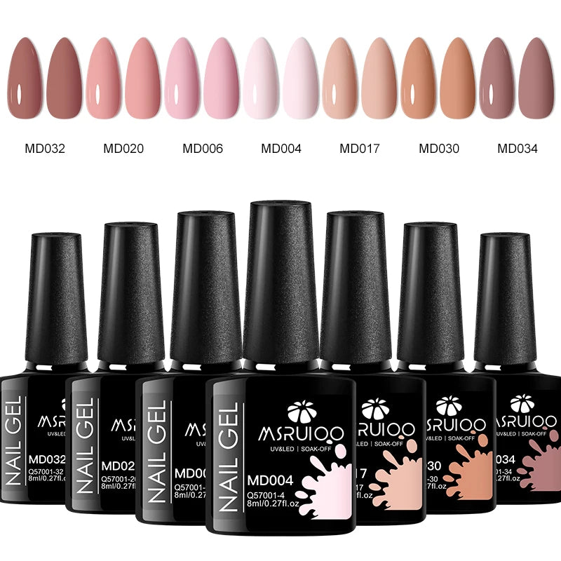 Nail Gel Polish Set 7pc